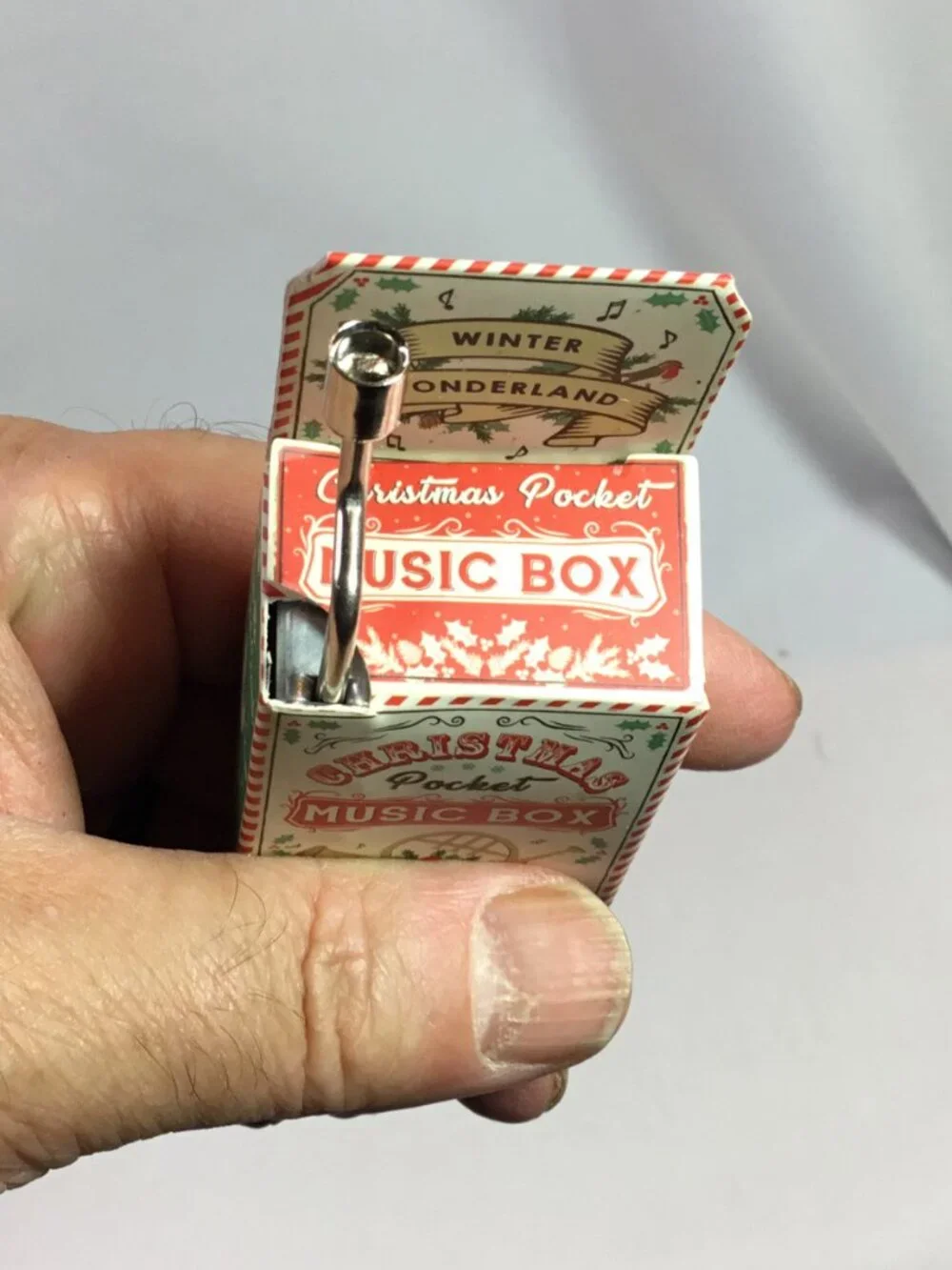 Christmas Pocket Music Box Winter Wonderland